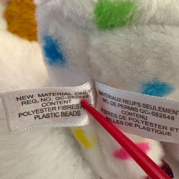 Harmonie TY Beanie Boos Unicorn Polka Dot Plush Stuffie 2020 (SKU: 274TO) - Picture 11 of 12